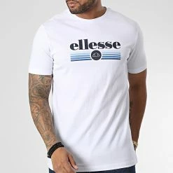 Vente flash ✔️ Tee 👚 Shirt Terracina SHQ16832 Blanc de Ellesse 🔥 -Ellesse Soldes ellesse 346942 SHQ16832 WHITE 20221109T160743 03
