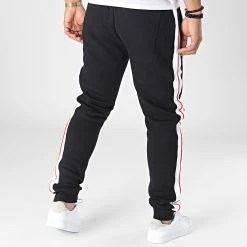 Acheter 😍 Pantalon Jogging A Bandes Potno SHQ17629 Noir de Ellesse ❤️ -Ellesse Soldes ellesse 346953 SHQ17629 BLACK 20221124T093316 04