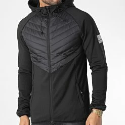 De gros 🎁 Veste Zippée Capuche Parvlotti SXQ17059 Noir de Ellesse 🔥